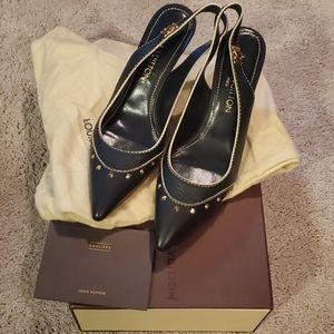 Louis Vuitton Slingback Pumps